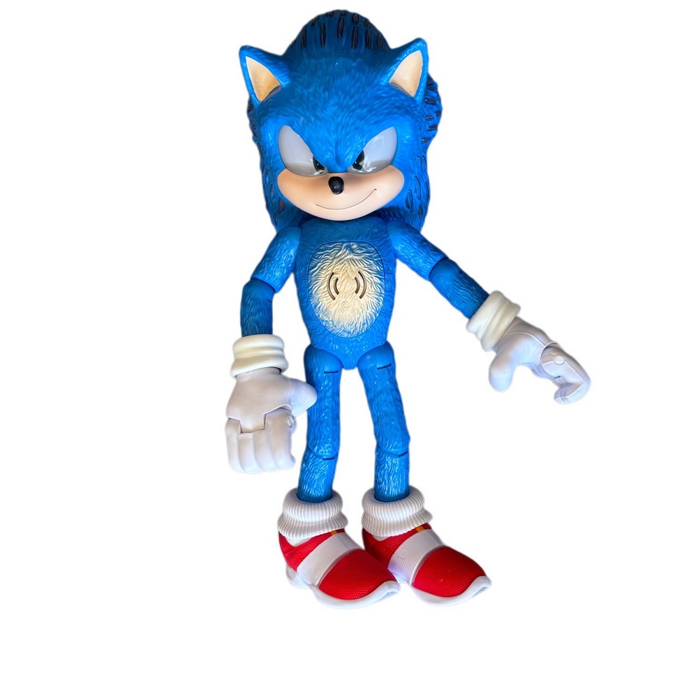 JAKKS Sonic The Hedgehog 3 Ultimate Talking Sonic‎ 14" Figure  (WITHOUT BOX)